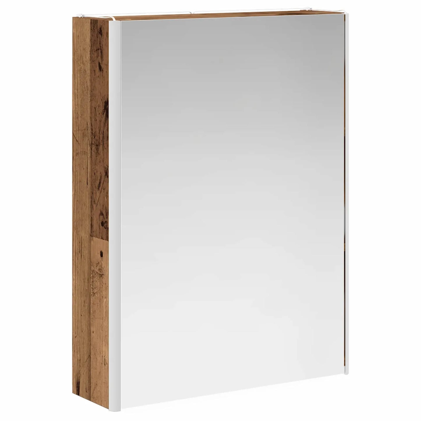 vidaXL Badeværelsesskabsæt 5 pcs Gammelt træ 53 x 15,5 x 70 cm
