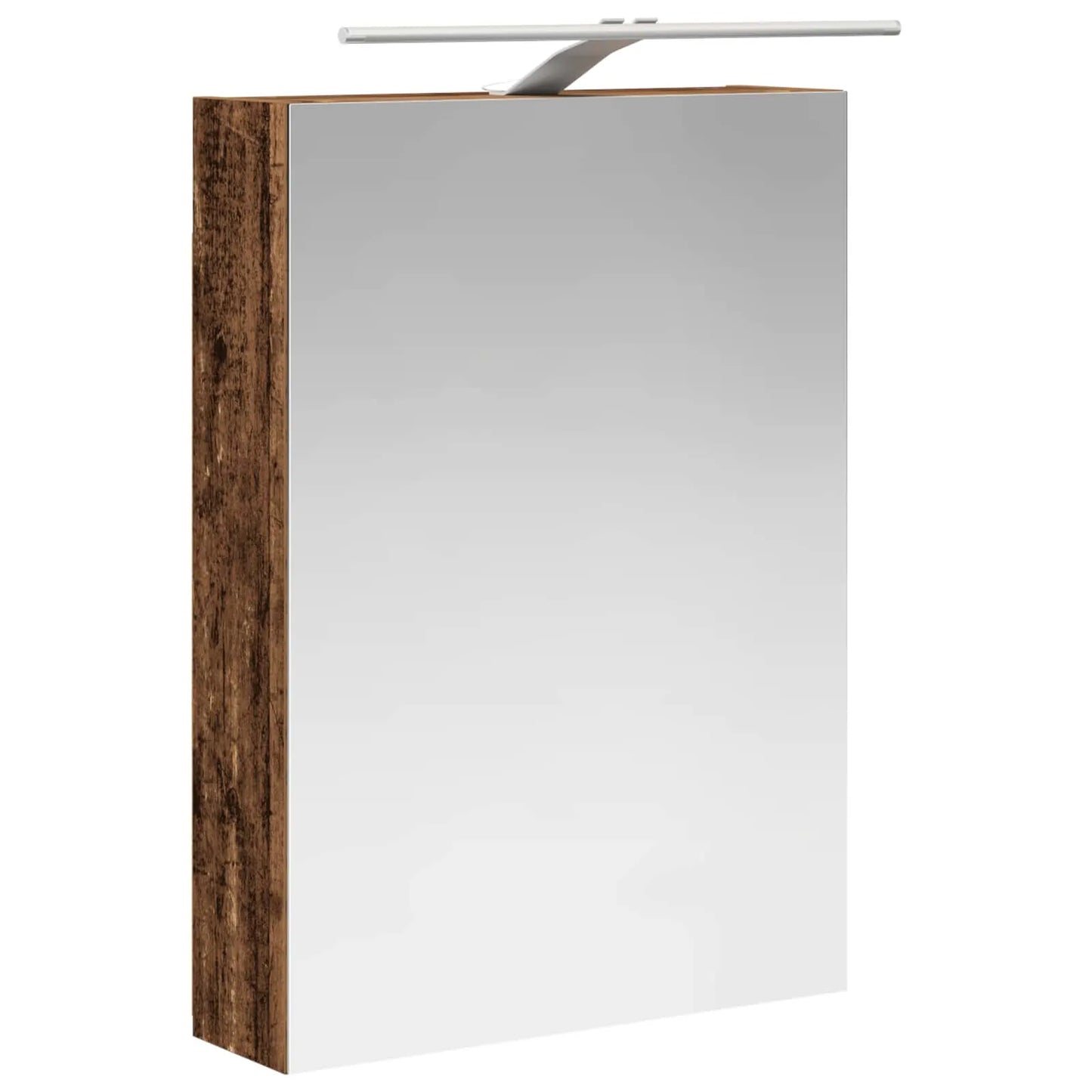 vidaXL Badeværelsesskabsæt 5 pcs Gammelt træ Konstrueret træ