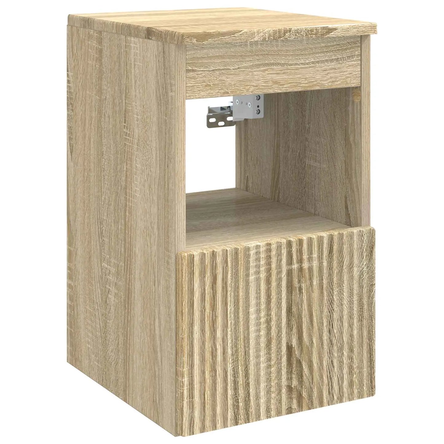 vidaXL Badeværelsesskabsæt 4 pcs Sonoma-eg 100 x 14,5 x 70 cm