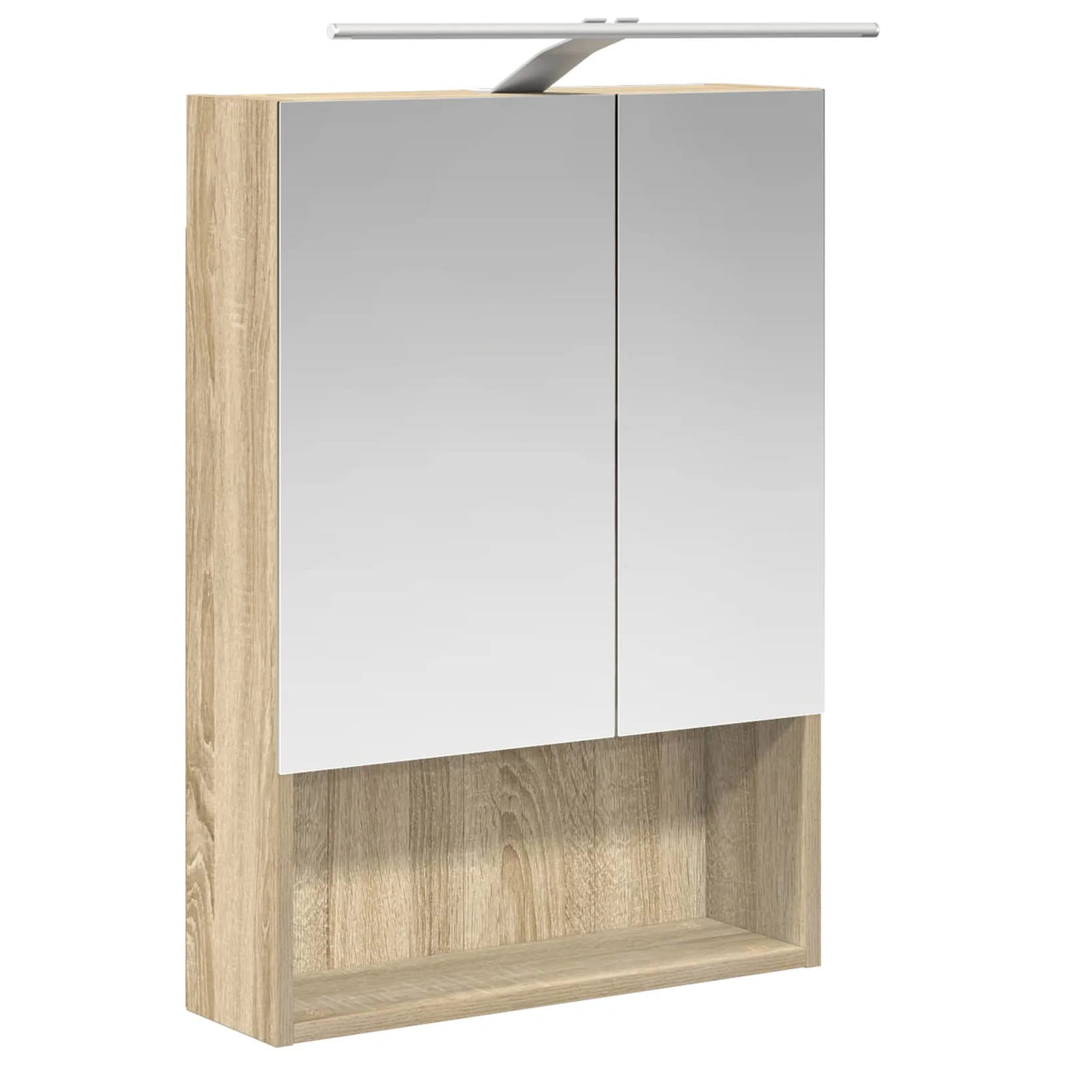 vidaXL Badeværelsesskabsæt 5 pcs Sonoma-eg 50 x 14,5 x 70 cm