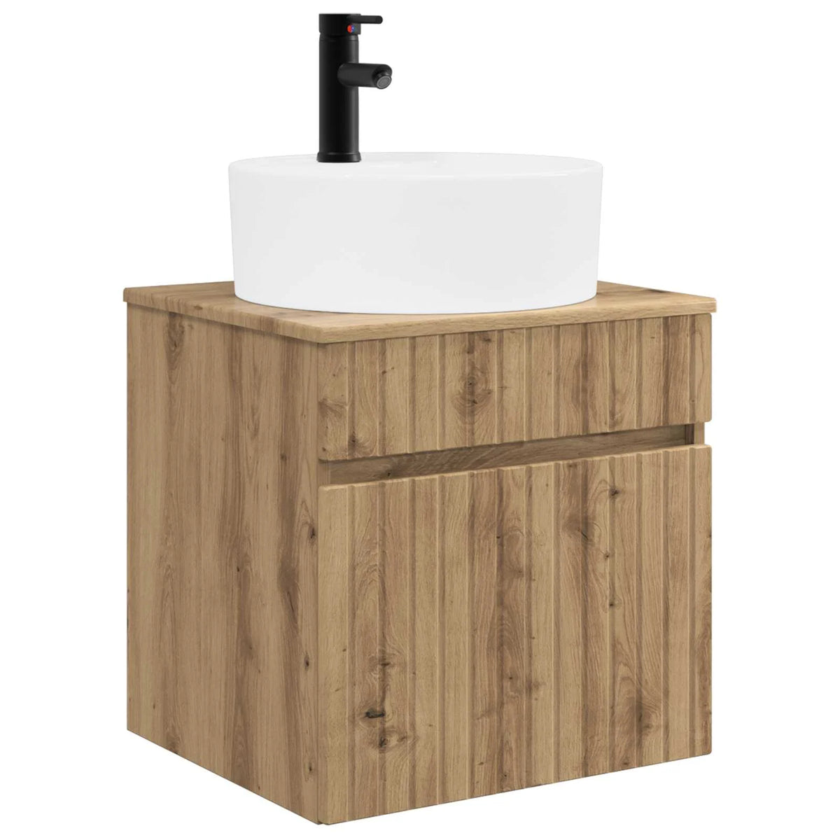 vidaXL Badeværelsesskabsæt 5 pcs Artisan-eg 53 x 15,5 x 70 cm