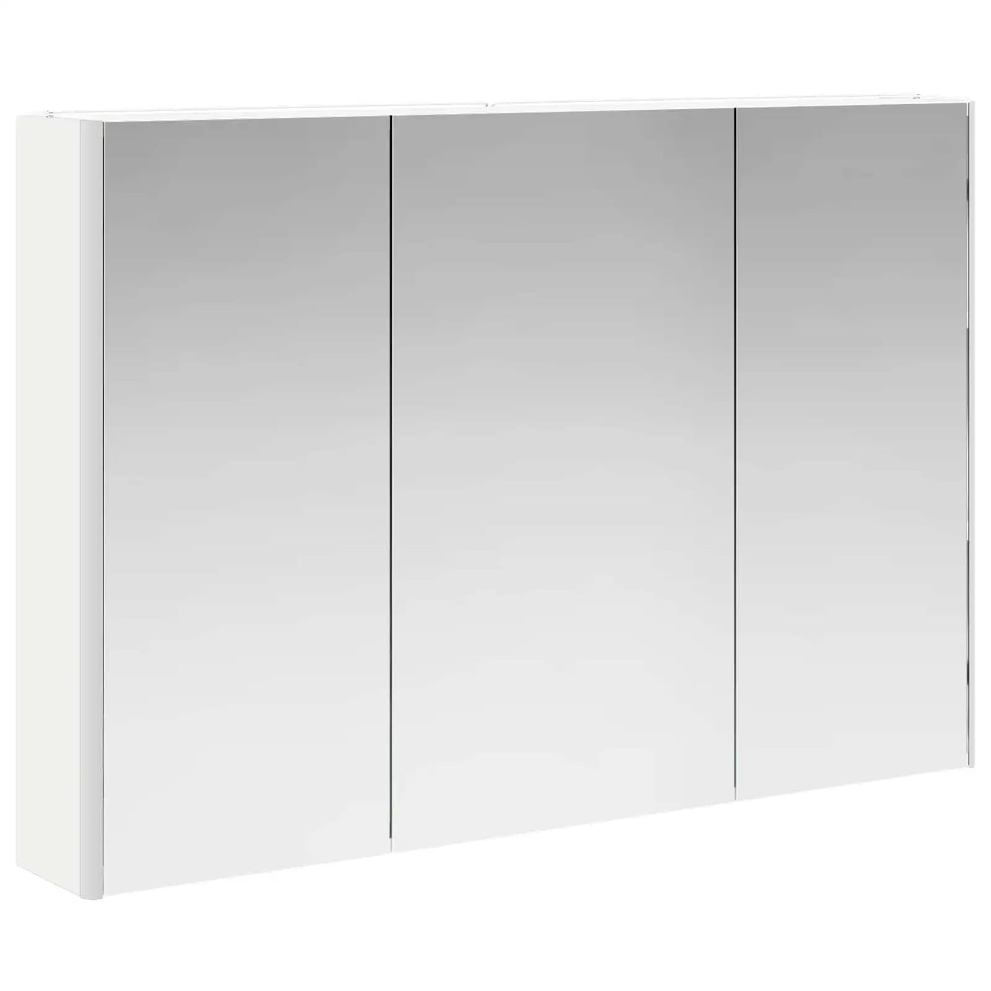 vidaXL Badeværelsesskabsæt 4 pcs Hvid 103,5 x 15,5 x 70 cm