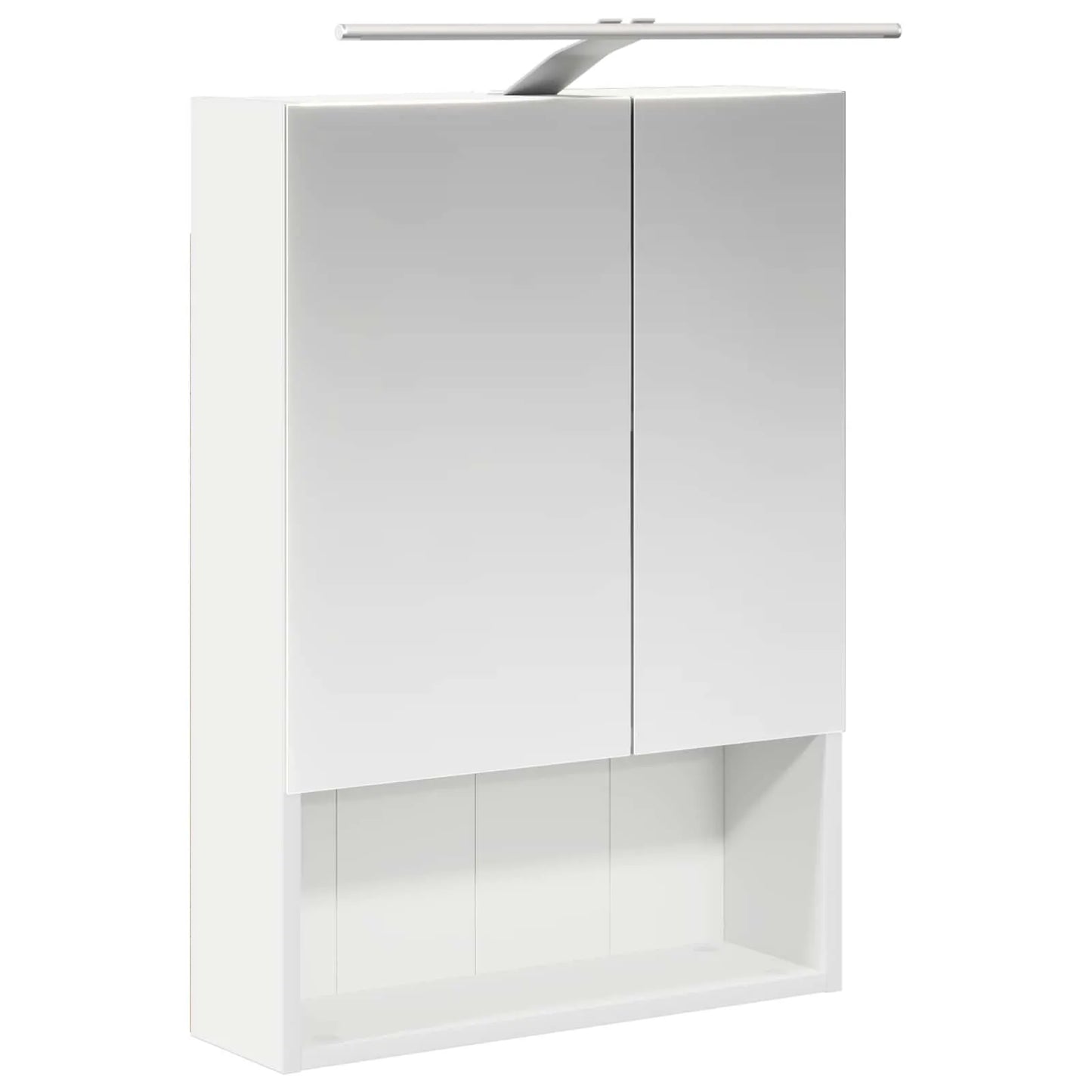 vidaXL Badeværelsesskabsæt 5 pcs Hvid 50 x 14,5 x 70 cm