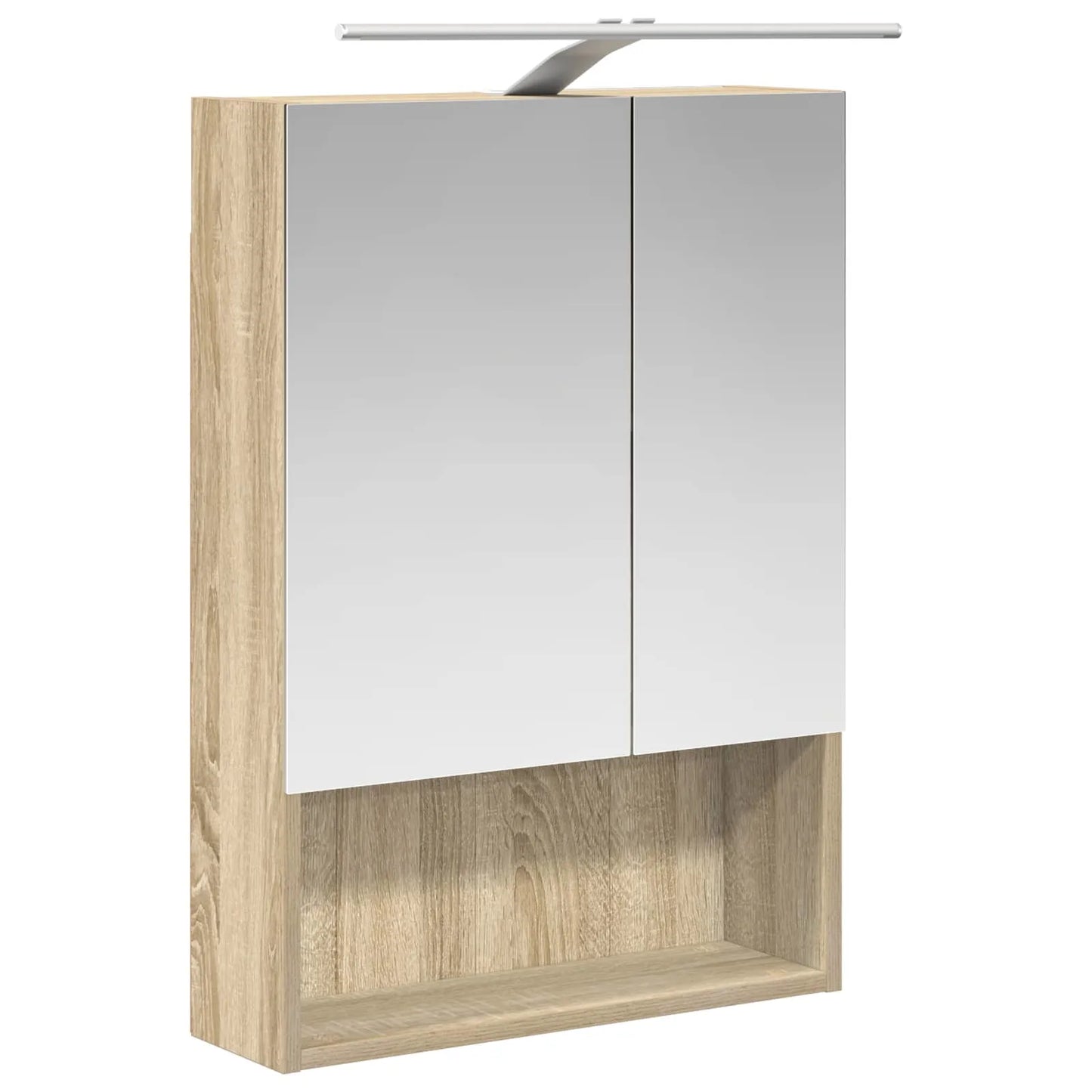 vidaXL Badeværelsesskabsæt 5 pcs Sonoma-eg 50 x 14,5 x 70 cm