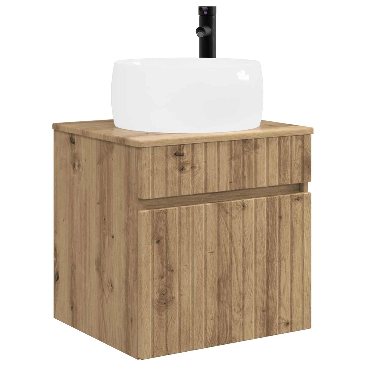 vidaXL Badeværelsesskabsæt 5 pcs Artisan-eg 53 x 15,5 x 70 cm