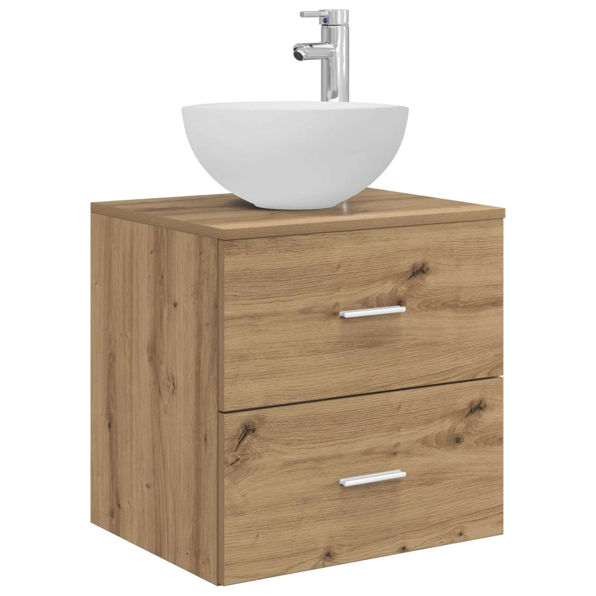 vidaXL Badeværelsesskabsæt 5 pcs Artisan-eg 50 x 14,5 x 70 cm
