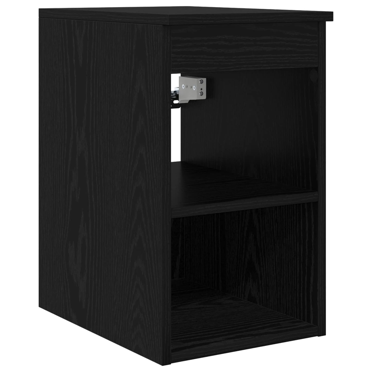 vidaXL Badeværelsesskabsæt 5 pcs Sort eg 53 x 15,5 x 70 cm