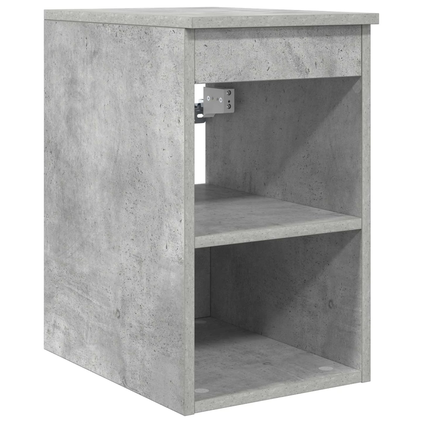 vidaXL Badeværelsesskabsæt 5 pcs Betongrå 53 x 15,5 x 70 cm